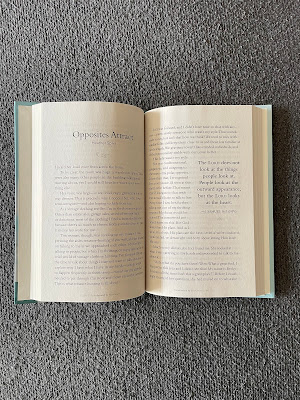A book open on a table
