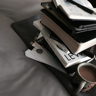 A stack of books